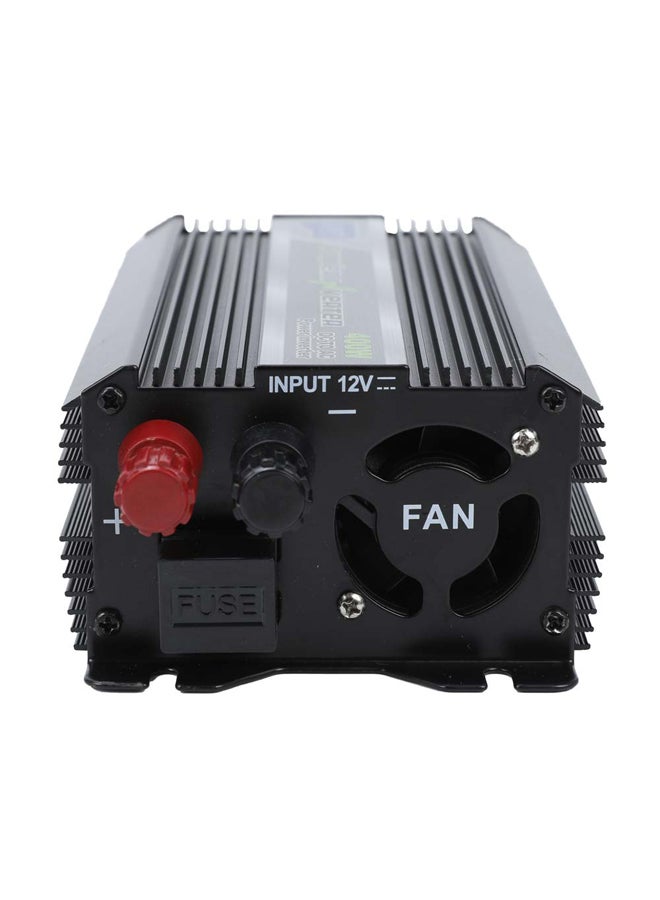 DPT Car Power Converter, 12 volt power adapter, Black, capacity 400 Watt  - Image 4
