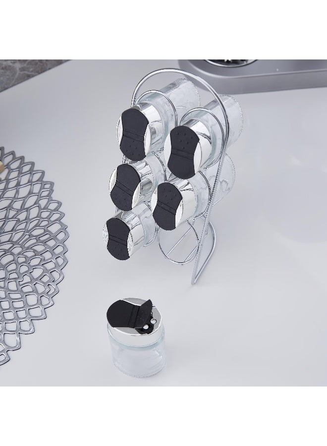 Home Box طقم برطمانات توابل كارل 7 قطع وحامل - Image 3