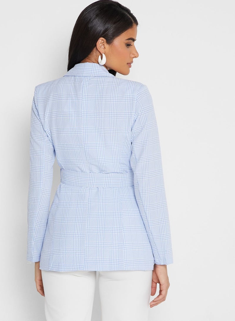 ELLA Checked Blazer - Image 2