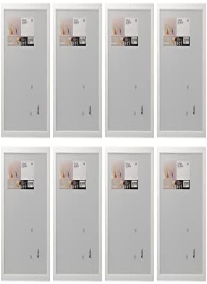 AKDC - Ikea Fiskbo Large Photo Poster Frames, White, 30X40 Centimetres, 103.003.95 - Set Of 8 - Image 1