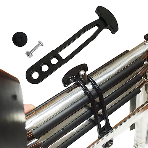 asdmm Telescoping Ladder Strap for Boat Yacht, Rubber Strap Secure Retaining Latch Band Belt with Adjustable Mounting Holes for Marine Sport Jet Swim Boarding (M) - Image 1