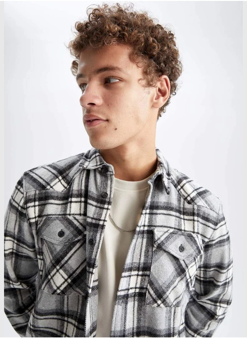 DeFacto Regular Fit Check Patterned Shirt