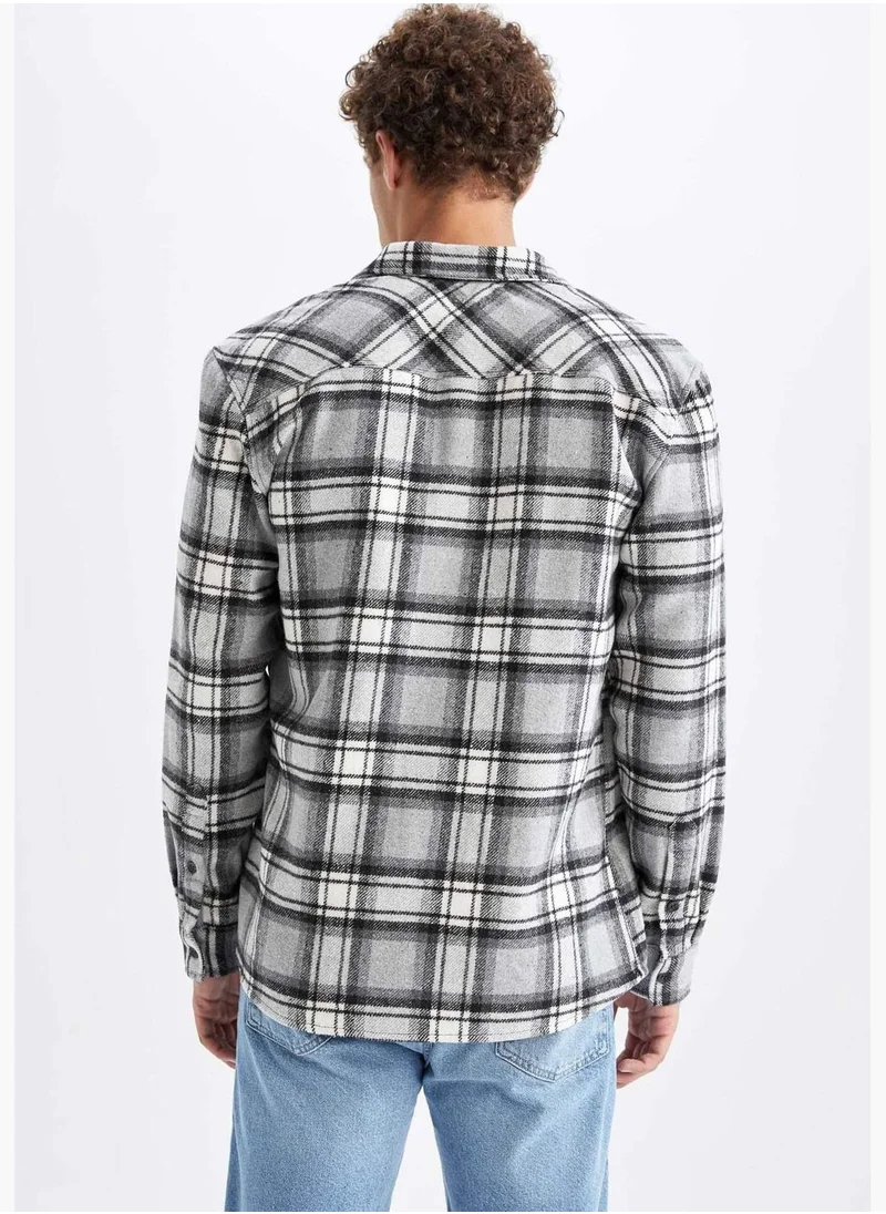 DeFacto Regular Fit Check Patterned Shirt