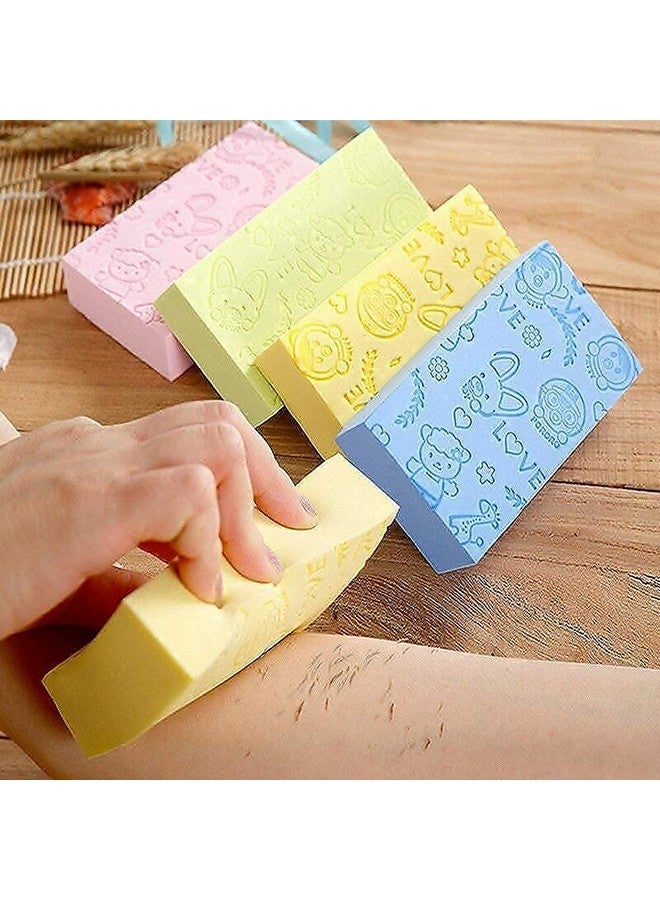 RiddhiTrade 2PCS Exfoliating Bath Sponge, Body Shower Sponge Spa Scrub Soft Exfoliator Dead Skin Remover，Dead Skin Remover for Body, Shower Sponge for Adult Baby - Image 1