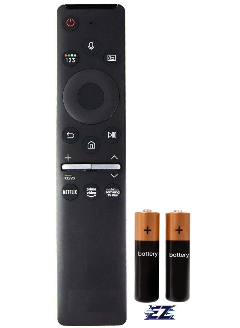 ELTRAZONE Replacement Voice Activated Remote Control BN59-01330A for Samsung Smart TV Build-in Netflix Prime Video Samsung TV Plus with battery - Image 1