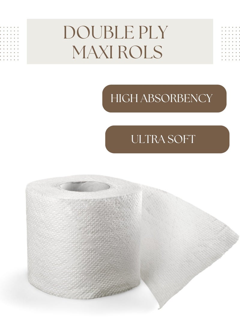 TAJ BAZAAR SIX MAXI ROLLS BUNDLE 600 GRAM PER ROLL TWO PLY - Image 2