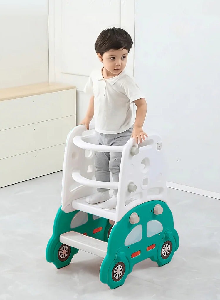 FULL JOY Car Multipurpose Step Stool & Chair Set ( Kitchen Stool, Potty Training)And  Feeding Chair Car  ,39*62*72 cm - Image 4