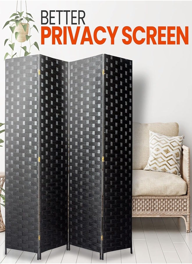 4 Panels Folding Room Divider