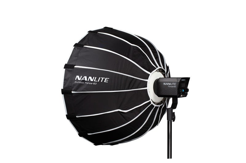 Nanlite SB-FZ60 Parabolic Softbox for Forza 60 Lighting Unit + EC-FZ60 Eggcate Grid - Image 2