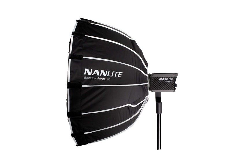 Nanlite SB-FZ60 Parabolic Softbox for Forza 60 Lighting Unit + EC-FZ60 Eggcate Grid - Image 1