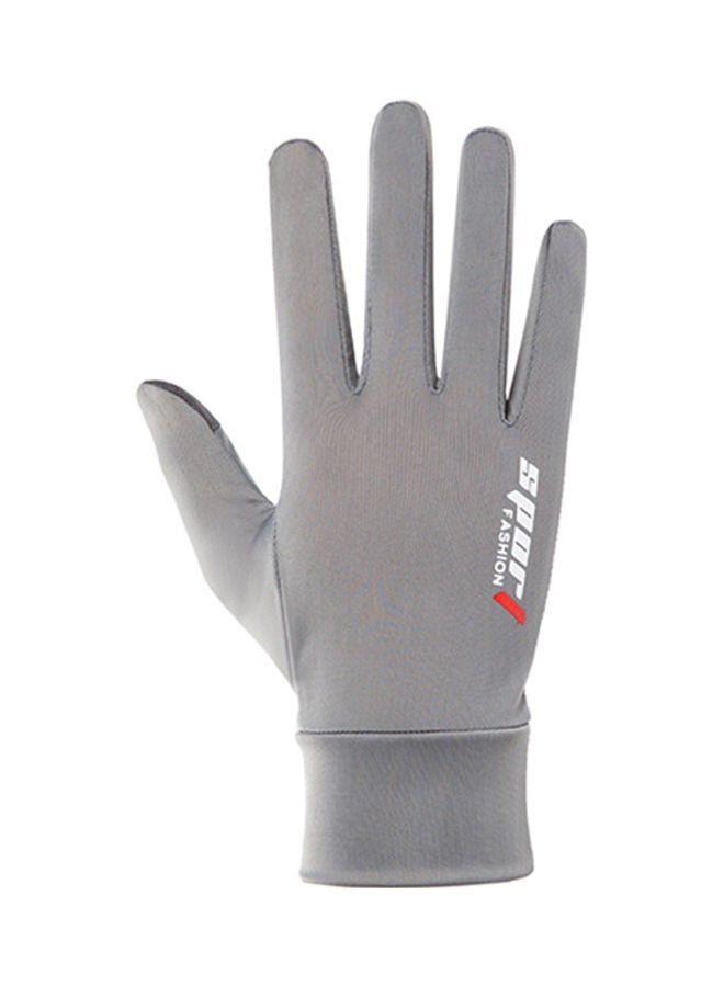 NIBEMINENT Ice Silk Non-Slip Gloves Breathable Outdoor Sports Driving Riding Touch Screen Thin Anti-UV Protection 20*20*20cm  - Image 2