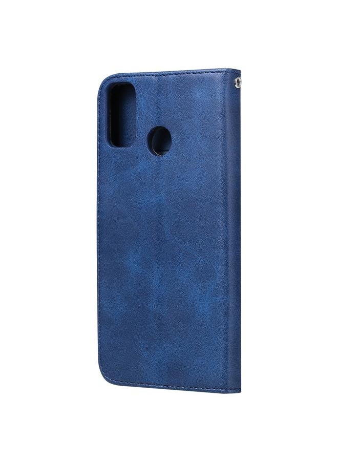 زبون - جراب لهاتف Huawei Honor 9X Lite جراب جلدي أنيق من جلد العجل بسحاب أفقي مع حامل وفتحات للبطاقات ووظيفة المحفظة - Image 1