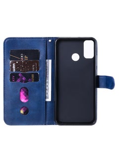 زبون جراب لهاتف Huawei Honor 9X Lite جراب جلدي أنيق من جلد العجل بسحاب أفقي مع حامل وفتحات للبطاقات ووظيفة المحفظة  - Image 5