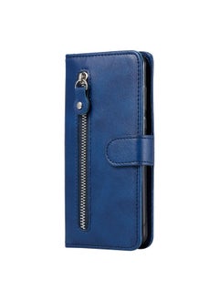 زبون جراب لهاتف Huawei Honor 9X Lite جراب جلدي أنيق من جلد العجل بسحاب أفقي مع حامل وفتحات للبطاقات ووظيفة المحفظة  - Image 3