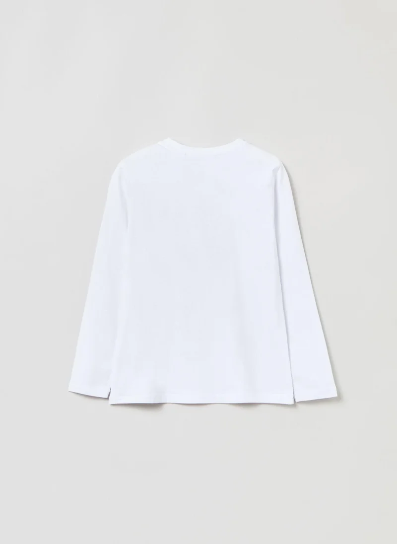 Ovs Ovs Grand&Hills Long-Sleeved T-Shirt With Trekking Print