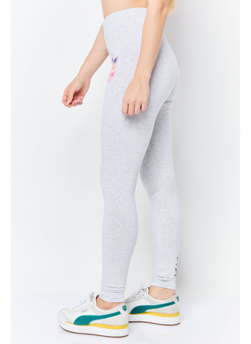 adidas Originals Women Sportswear Fit Training Leggings, Grey  - Image 3