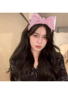 MXXGMYJ Hairband - Headband With Big Bow, Pink, For Women And Girls, Hair Accessories For Party And Cosplay  - Image 4