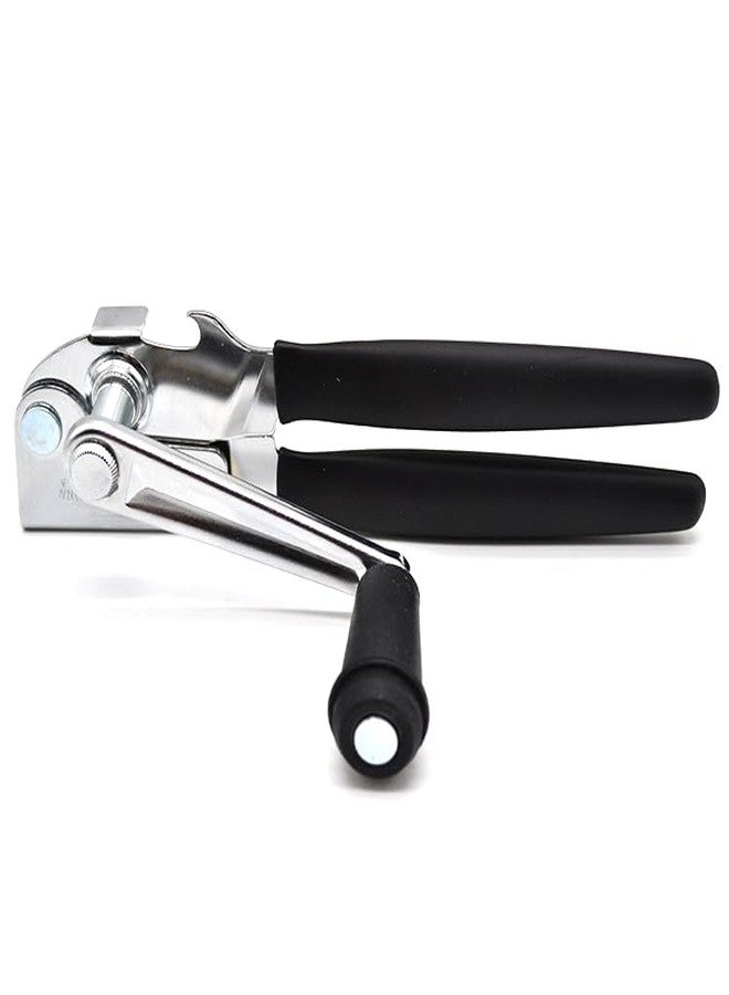 FUJIDENSO 2 Pack Commercial Grade Heavy Duty Manual Can Opener with Easy Crank Folding Handle, Super Thick 20GA 2.0mm Steel with Chrome Plate Finish, Fit All Size Large Cans - Image 4