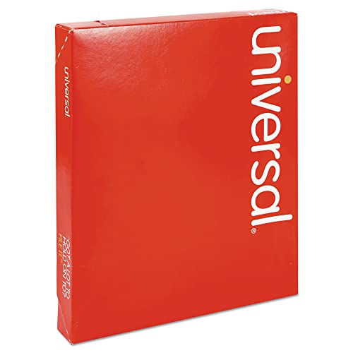 Universal UNV10203 Bright Colored Pressboard Classification Folders - Letter, Ruby Red (10/Box) - Image 3