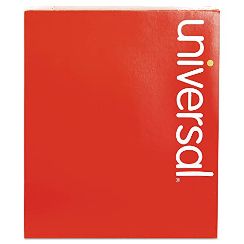 Universal UNV10203 Bright Colored Pressboard Classification Folders - Letter, Ruby Red (10/Box) - Image 4