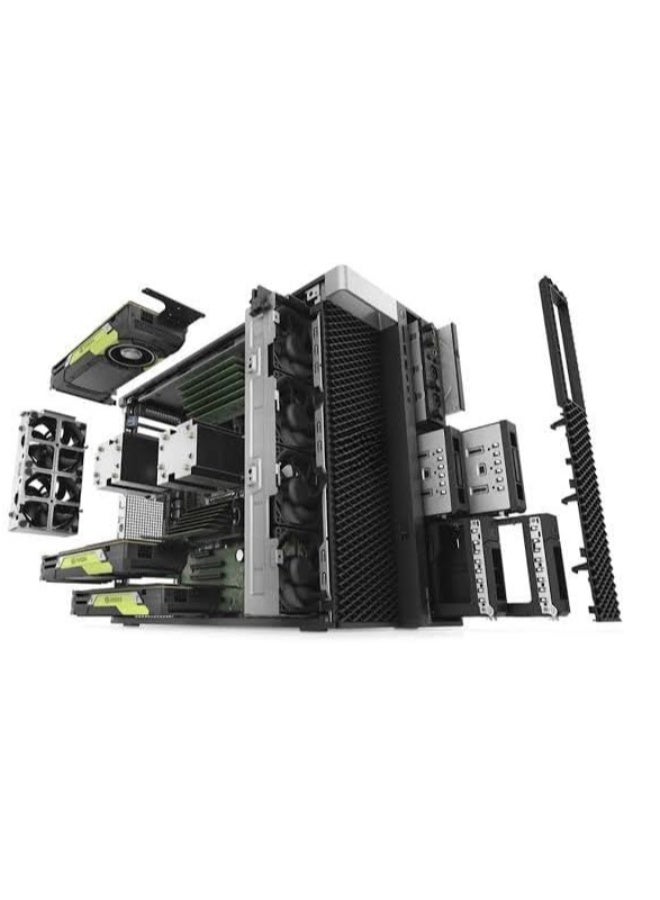 جهاز كمبيوتر مكتبي احترافي Precision 7920 Tower مع 2 معالج Xeon Platinum 8168، 64 جيجابايت DDR4، 1 تيرابايت NVMe SSD، كارت NVIDIA Quadro M4000 لأداء احترافي سلس - Image 1