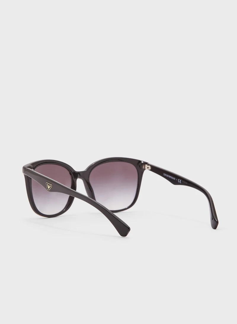 EMPORIO ARMANI 0Ea4157 Oversized Sunglasses