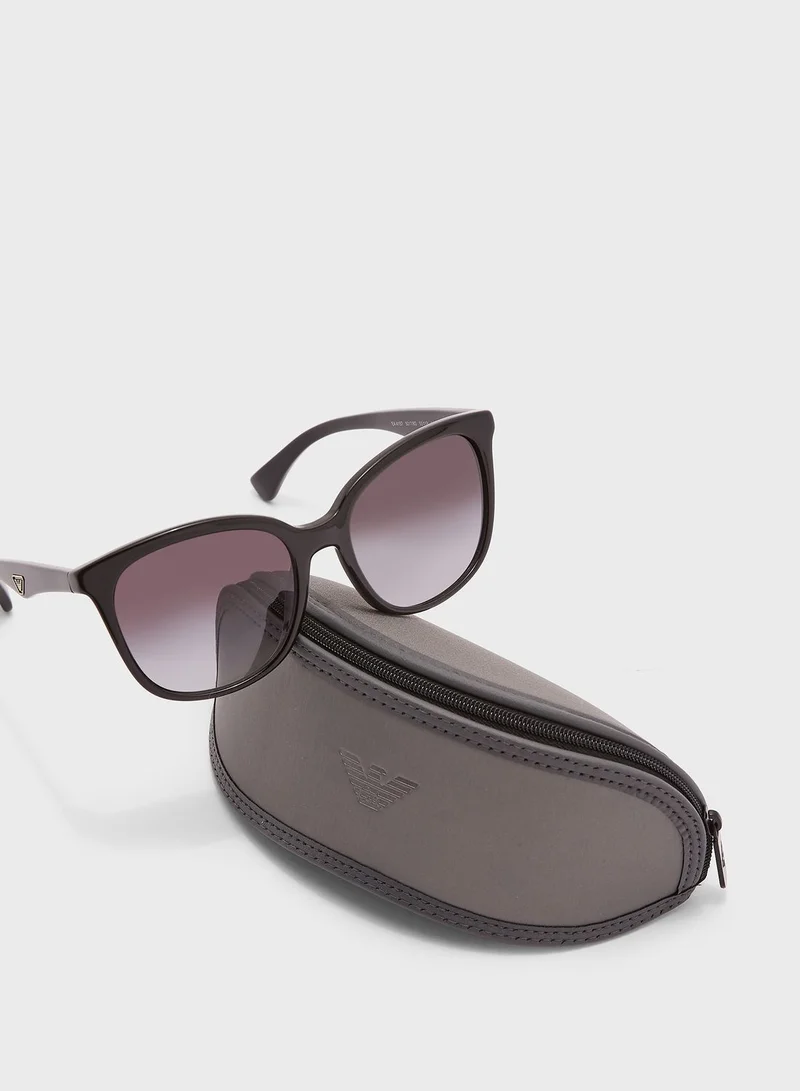 EMPORIO ARMANI 0Ea4157 Oversized Sunglasses