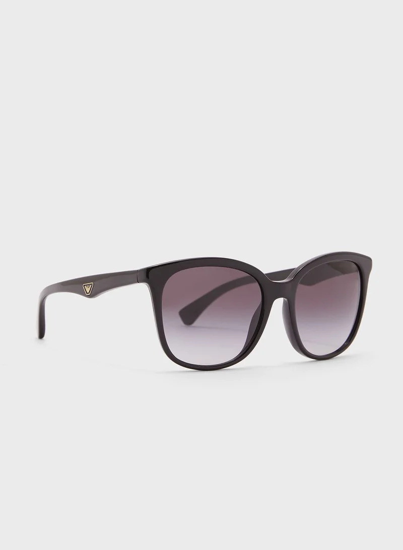 EMPORIO ARMANI 0Ea4157 Oversized Sunglasses