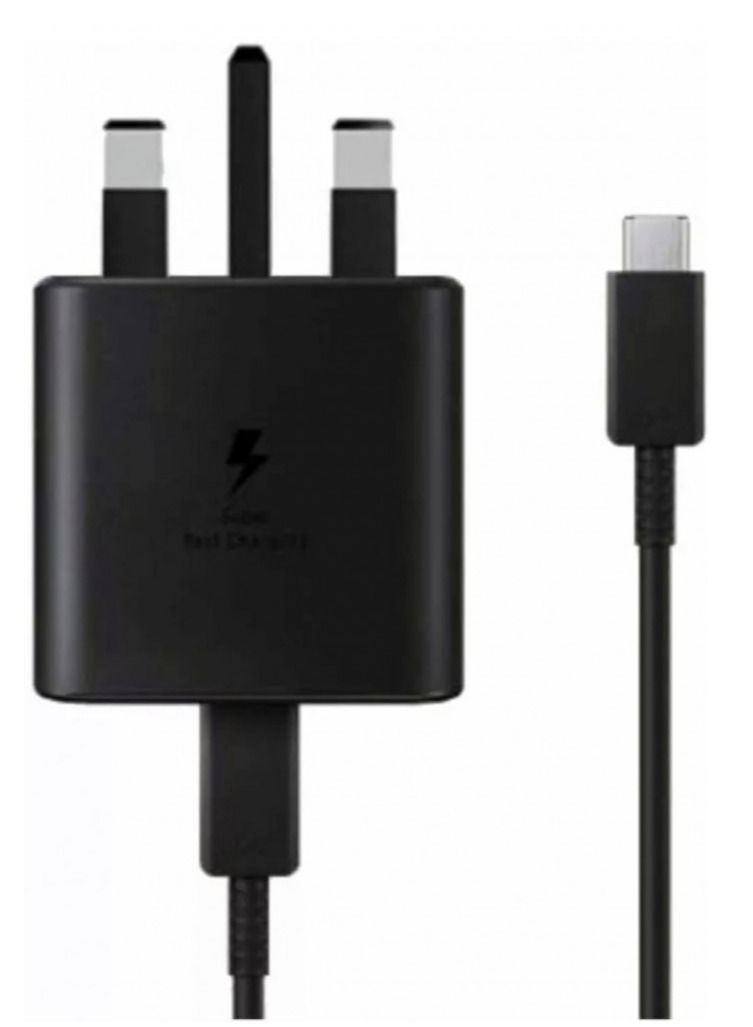 45W PD Fast Charge Travel Adapter with USB-C to USB-C Cable 5A Black - Image 3