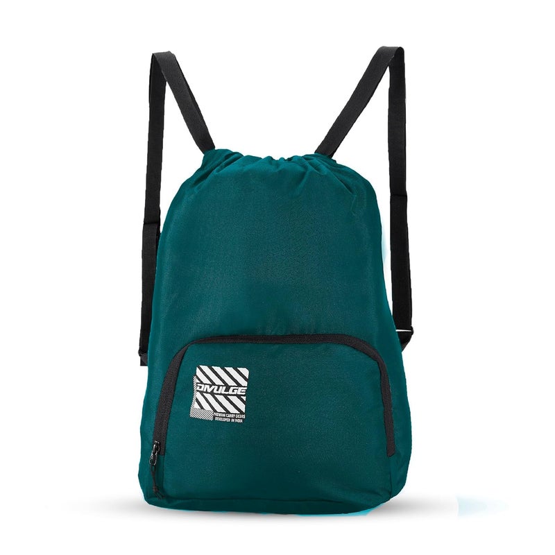 DIVULGE Punch Drawstring Daypack bag, Sports bag, Gym bags, Backpack 18 Liters With Zip pocket - Image 2