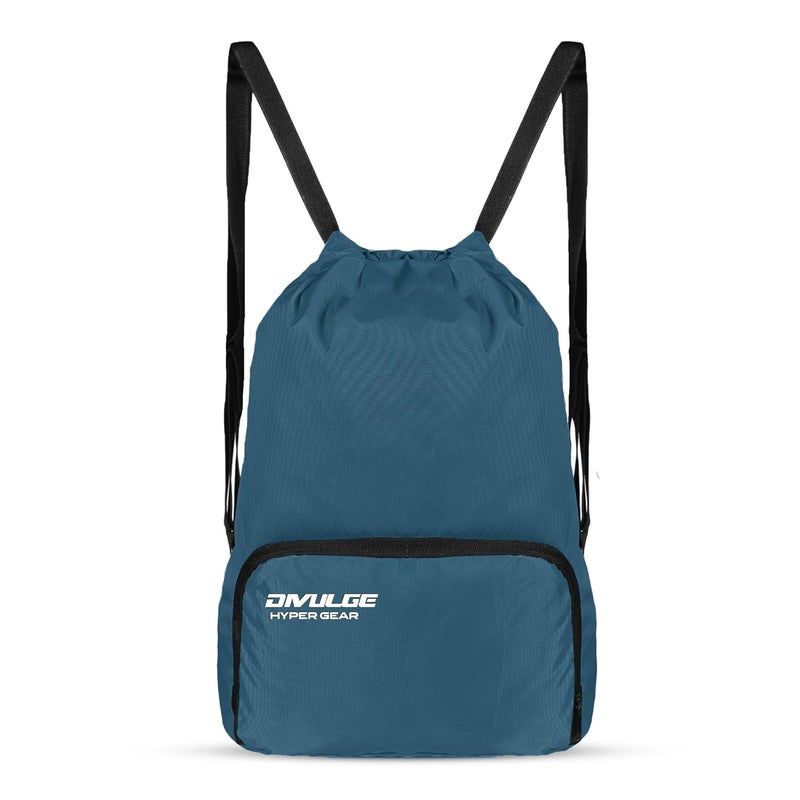DIVULGE Punch Drawstring Daypack bag, Sports bag, Gym bags, Backpack 18 Liters With Zip pocket - Image 1