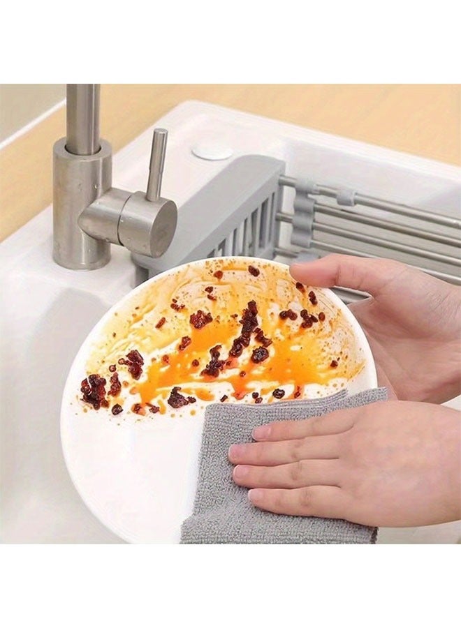 HOMESTAR 40pcs/2 box, microfiber towels, lazy wipes, absorbent kitchen cleaning cloths, cloths, napkins, tableware, household cleaning towels, lazy wipes, cleaning supplies, washable, wet dry dual-use, degreased cloths, cleaning supplies - Image 2