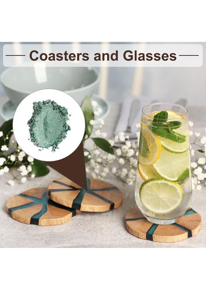 15g / 0.5oz Mica Powder Natural Resin Epoxy Pigment Powders for Casting Resin, Car Paint, DIY Arts and Crafts, King Gold - Image 2