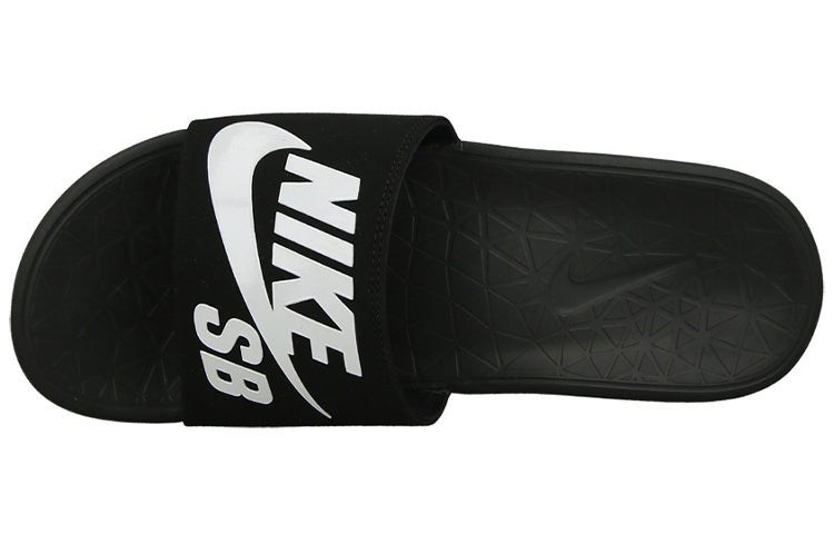 Nike Men's Nike sandals Sports slippers 'Black White' - Image 4