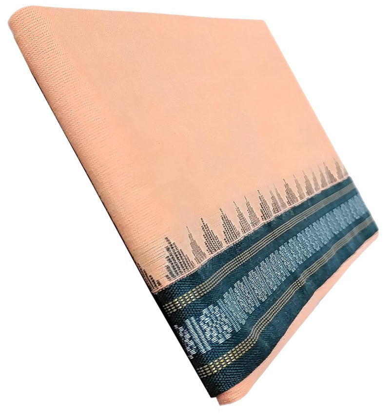 YETTALAN YETTALAN Traditional Sambalpuri Nagpuri Handloom Unisex Towels 100 Cotton GamchaAngavastramPack of 2 Mango Sandal - Image 5