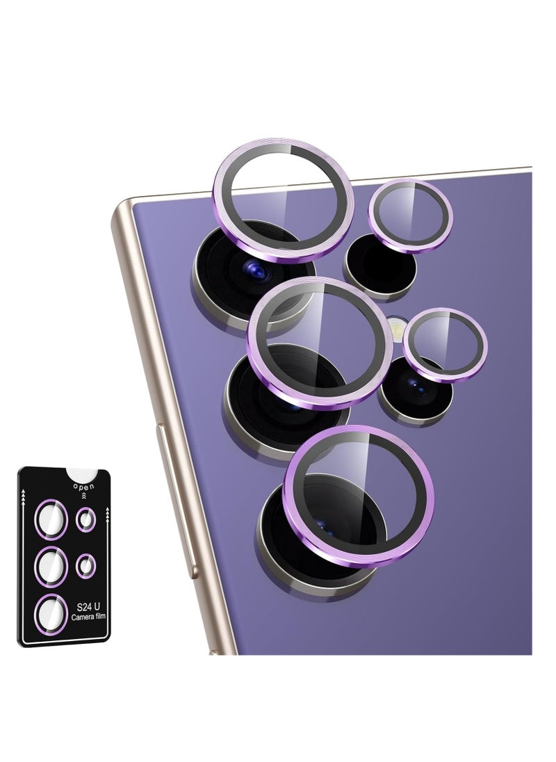 Samsung Galaxy S24 Ultra Camera Lens, Tempered Glass Lens Cover with Metal Ring Image [Huge Bumper] Ultra Slim Scratch Resistant Lens Protective Cover - Purple - pzsku/ZCFCB8174AAD414BD586EZ/45/_/1733691774/0a044095-4357-45f4-95b7-83ff7aea93c4