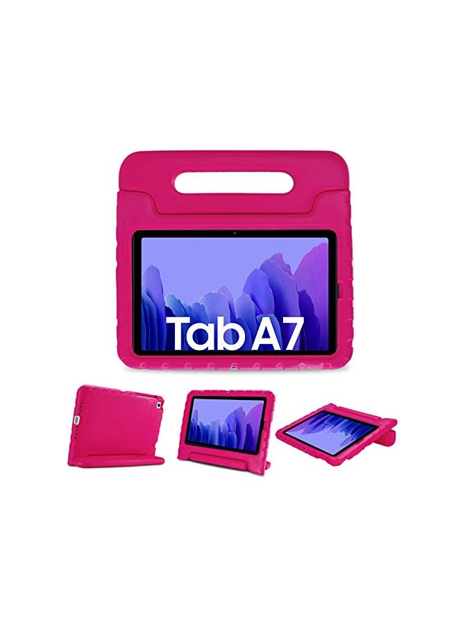 Procases Samsung Galaxy Tab A7 10.4 2020 Kids Case (T500 T503 T505 T507), Shock Proof Convertible Handle Stand Cover Lightweight Kids Friendly Protective Case for 10.4 inch Galaxy Tab A7 -Magenta - Image 2