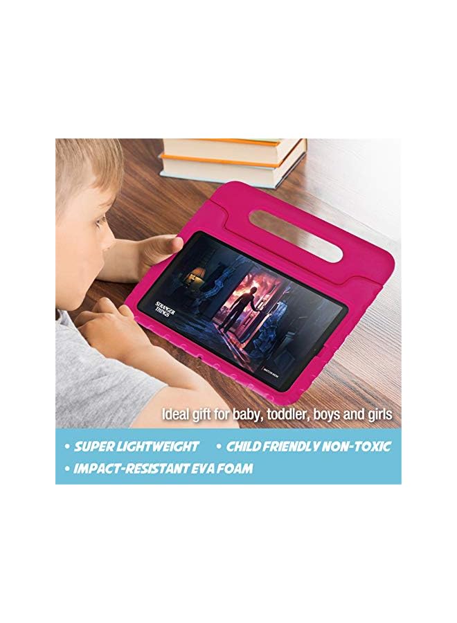 Procases Samsung Galaxy Tab A7 10.4 2020 Kids Case (T500 T503 T505 T507), Shock Proof Convertible Handle Stand Cover Lightweight Kids Friendly Protective Case for 10.4 inch Galaxy Tab A7 -Magenta - Image 4