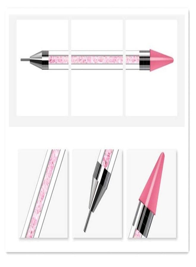 NAILWIND Nail Rhinestone Picker Dotting Pen, stone picker tool Dual-ended Rhinestone Gems Crystals Studs Picker Wax Pen for Nail Art DIY Decoration - Image 3