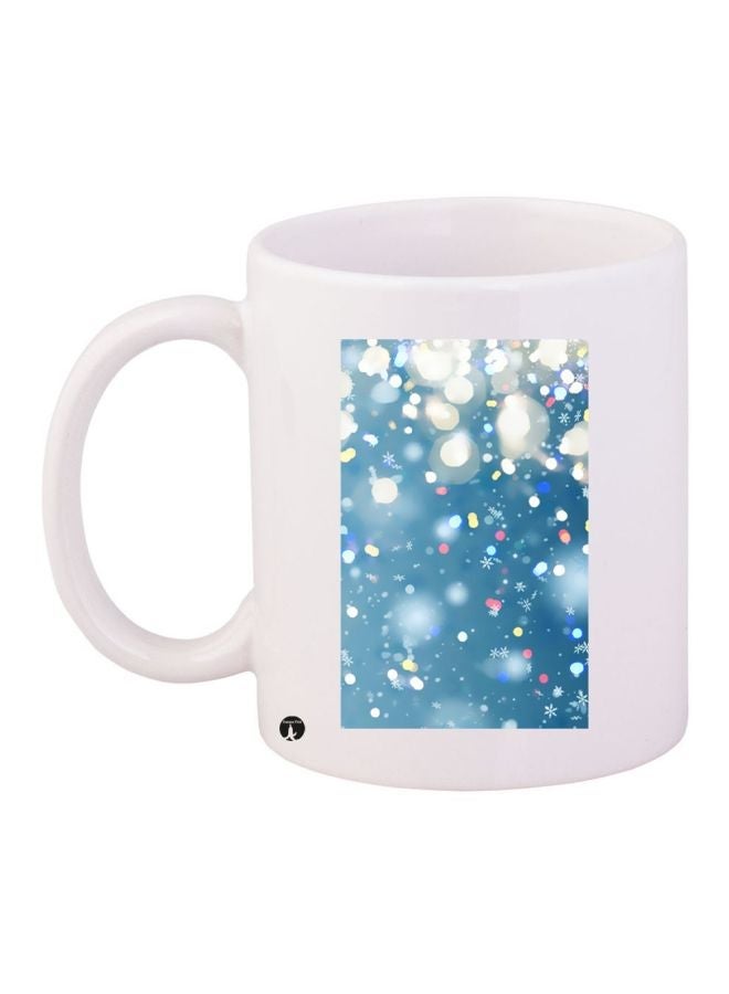 RYN Printed Coffee Mug White/Blue/Pink 11ounce