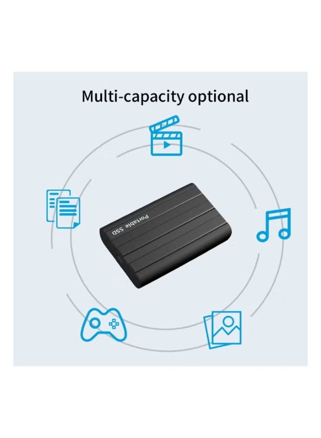 64GB Portable External SSD,64GB USB 3.1 High Speed Data Transfer, Computer Backup Drive Support Data Storage Transfer, USB C Mini Portable External Solid State Drive for PC/Laptop/Phones and More - Image 4