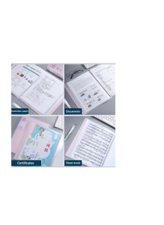 MODEST Display Book 30 Pocket BLUE Lets you organize your papers, files and documents easily Ultra-thin and non-sticking design for easy usability Compatible paper size is A4  - Image 5