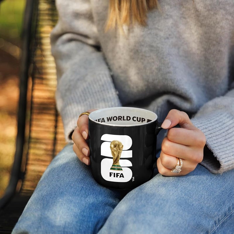 HONAV FIFA World Cup 2026 15oz Stripe Mug – Durable Ceramic Drinkware With Iconic Stripe Look – Ideal Gift For Soccer Fans & Collectors - Image 3