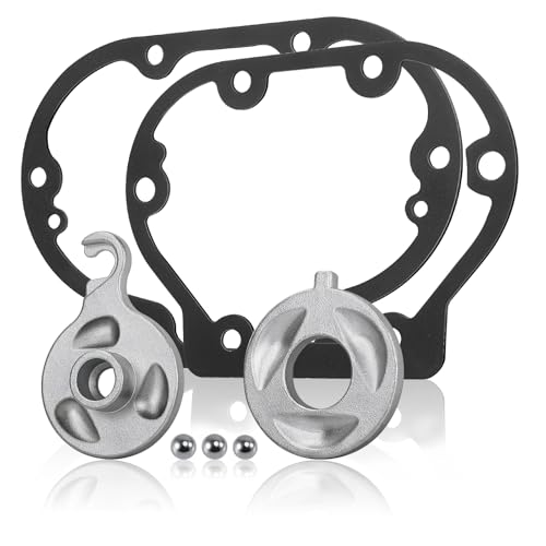 Eumti Power Clutch Easy Lever Pull Kit Reduced Effort Outer Inner Ramp with Transmission Side Cover Gasket for 1987Up Harley Big Twin Dyna Softail Touring M8 Model with Mechanical Clutch - Image 1