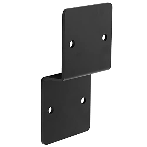 eoere 4 PCS Z Deck Joist Tie, 2x6 Pergola Brackets, 6 Gauge Black Heavy Duty 6" Post to Beam Connector for Wood, Width 5" - Image 5