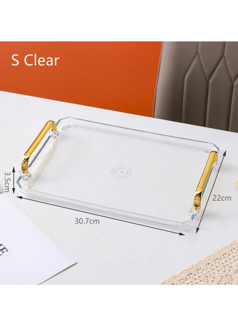 Generic - Luxury Display Rectangular Tray for Home, Restaurant, Table Clear - Image 1