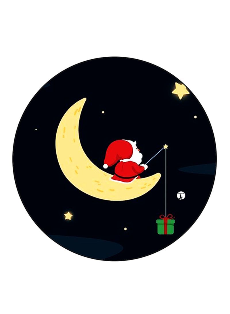 Santa Claus Printed Mouse Pad Multicolour