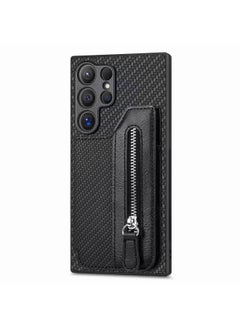 erorex Premium Leather Wallet Case with Zipper for (Samsung Galaxy S24 Ultra 5G) 