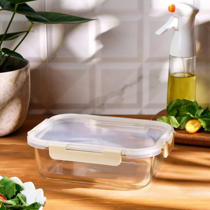 emsan Soft 1520 ml Borosilicate Storage Container