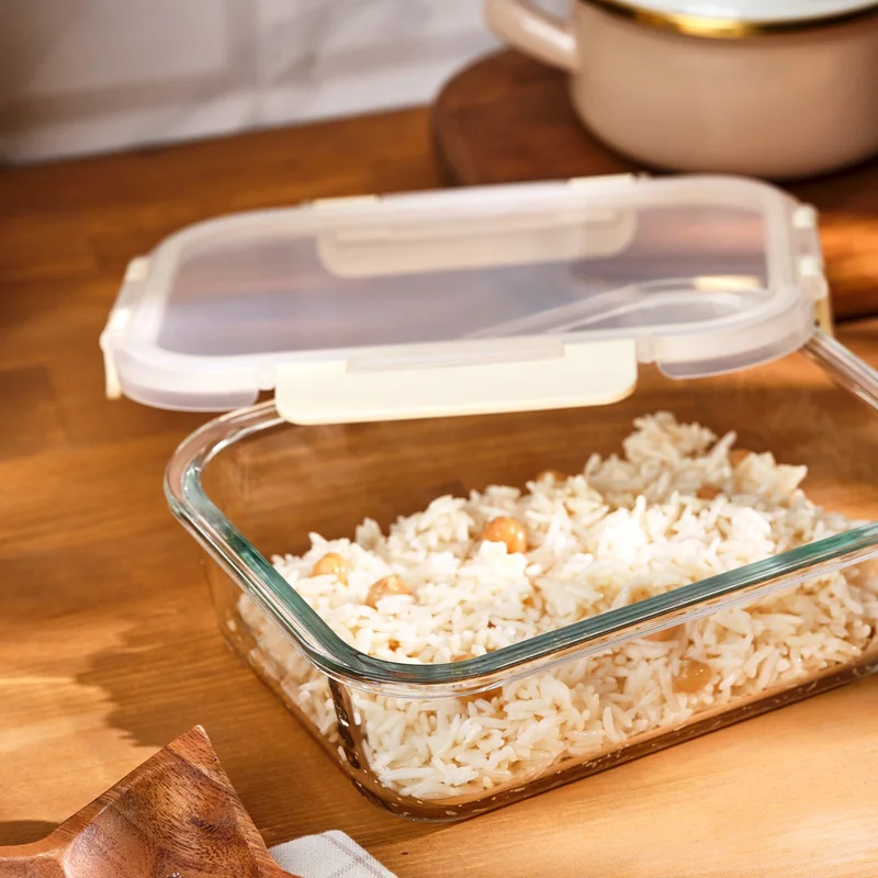 emsan Soft 1520 ml Borosilicate Storage Container